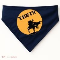 YEET!! Headless Horseman Funny Halloween USA-Made Doggie Bandana thumb 0