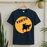 YEET!! Headless Horseman Funny Halloween T-Shirt thumb 2