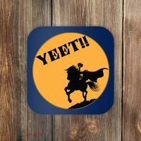 YEET!! Headless Horseman Funny Halloween Coaster thumb 0