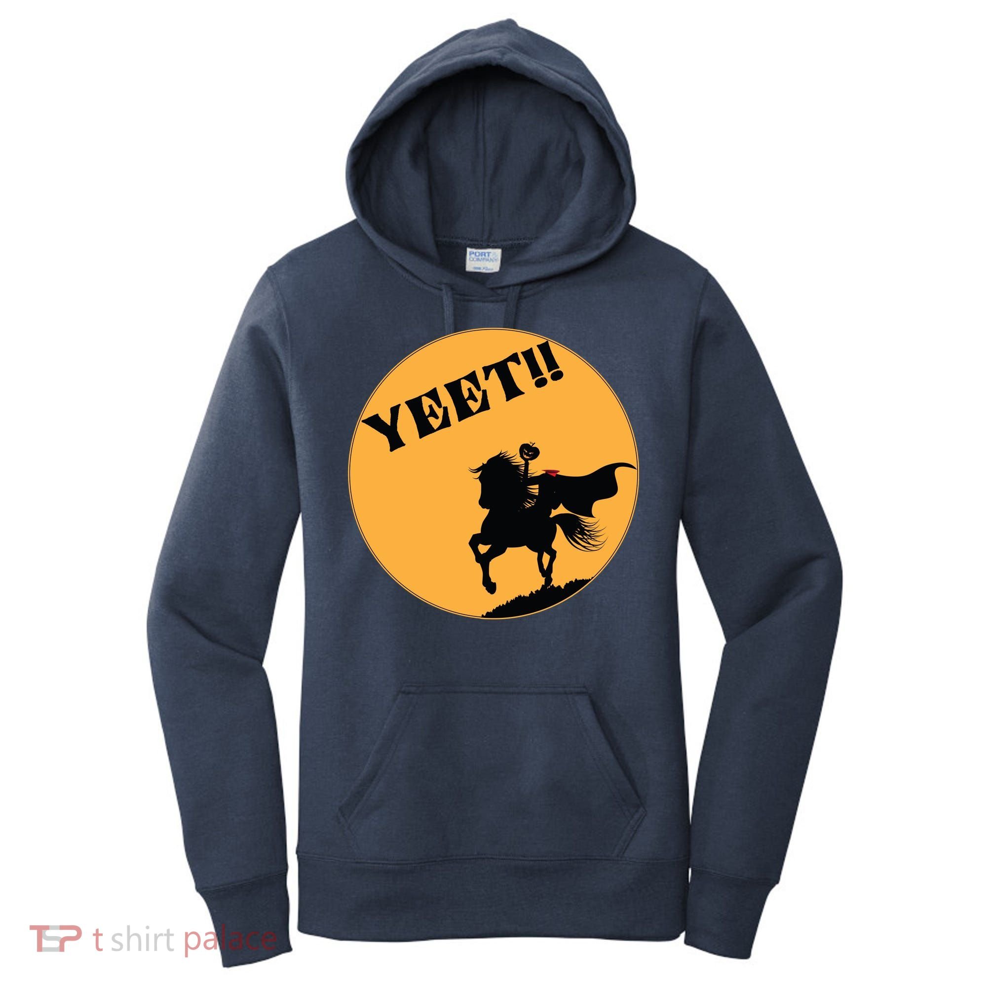 YEET!! Headless Horseman Funny Halloween Women's Hoodie