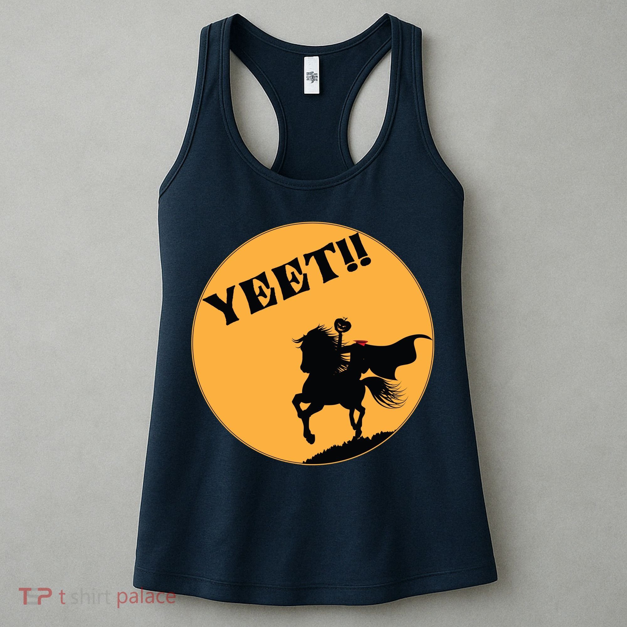 YEET!! Headless Horseman Funny Halloween Women's Tank Top