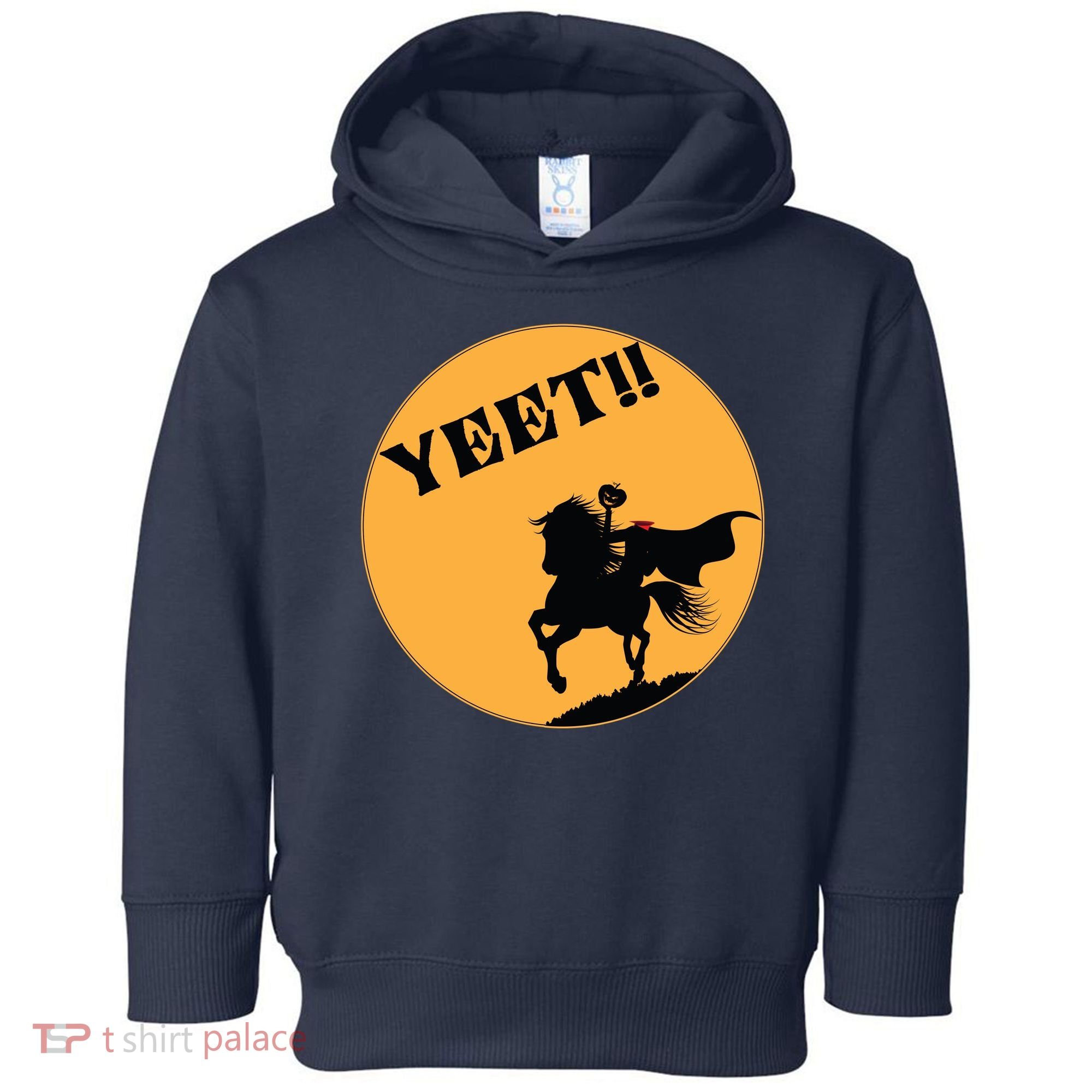 YEET!! Headless Horseman Funny Halloween Toddler Hoodie