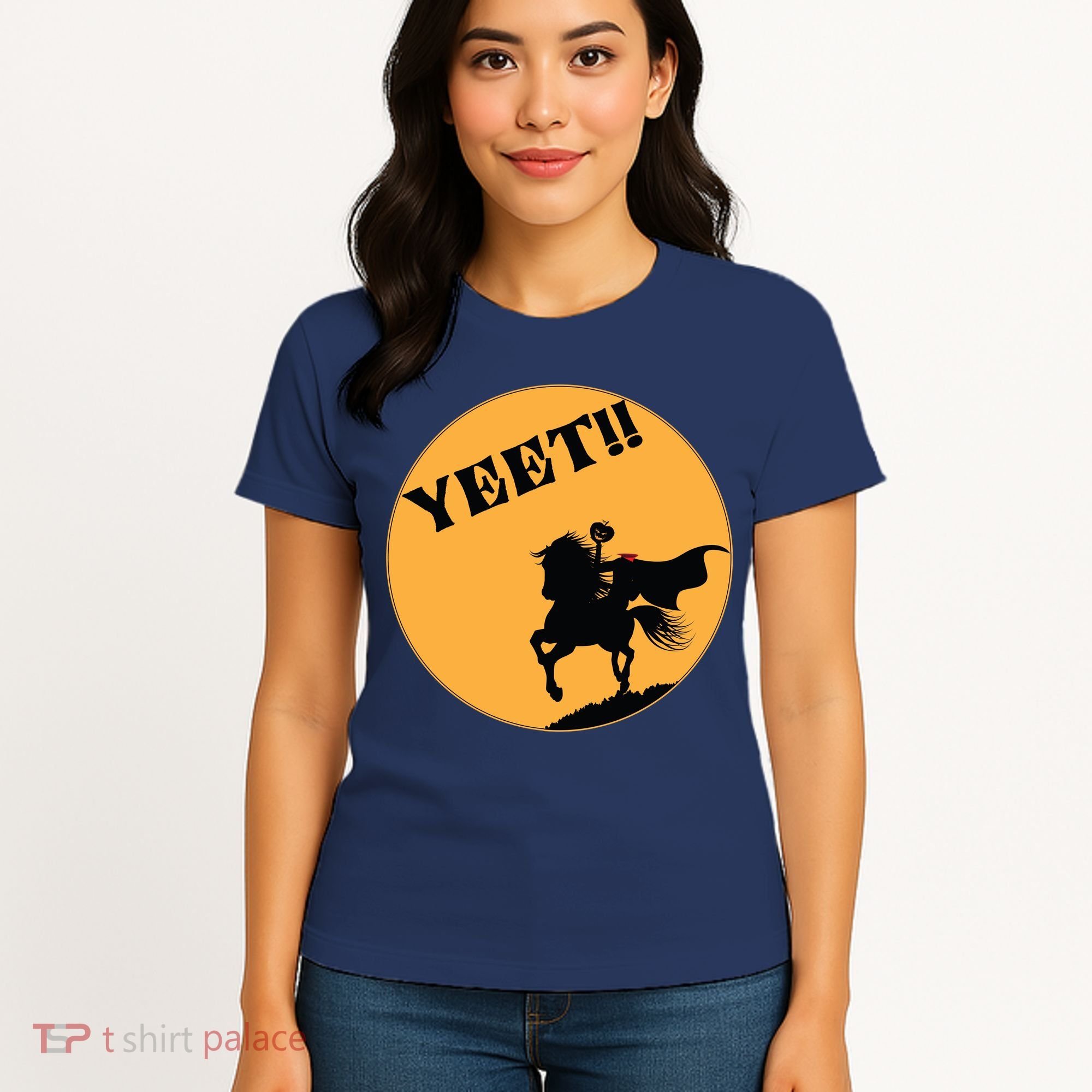 YEET!! Headless Horseman Funny Halloween Women's T-Shirt
