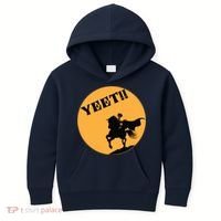 YEET!! Headless Horseman Funny Halloween Kids Hoodie thumb 0