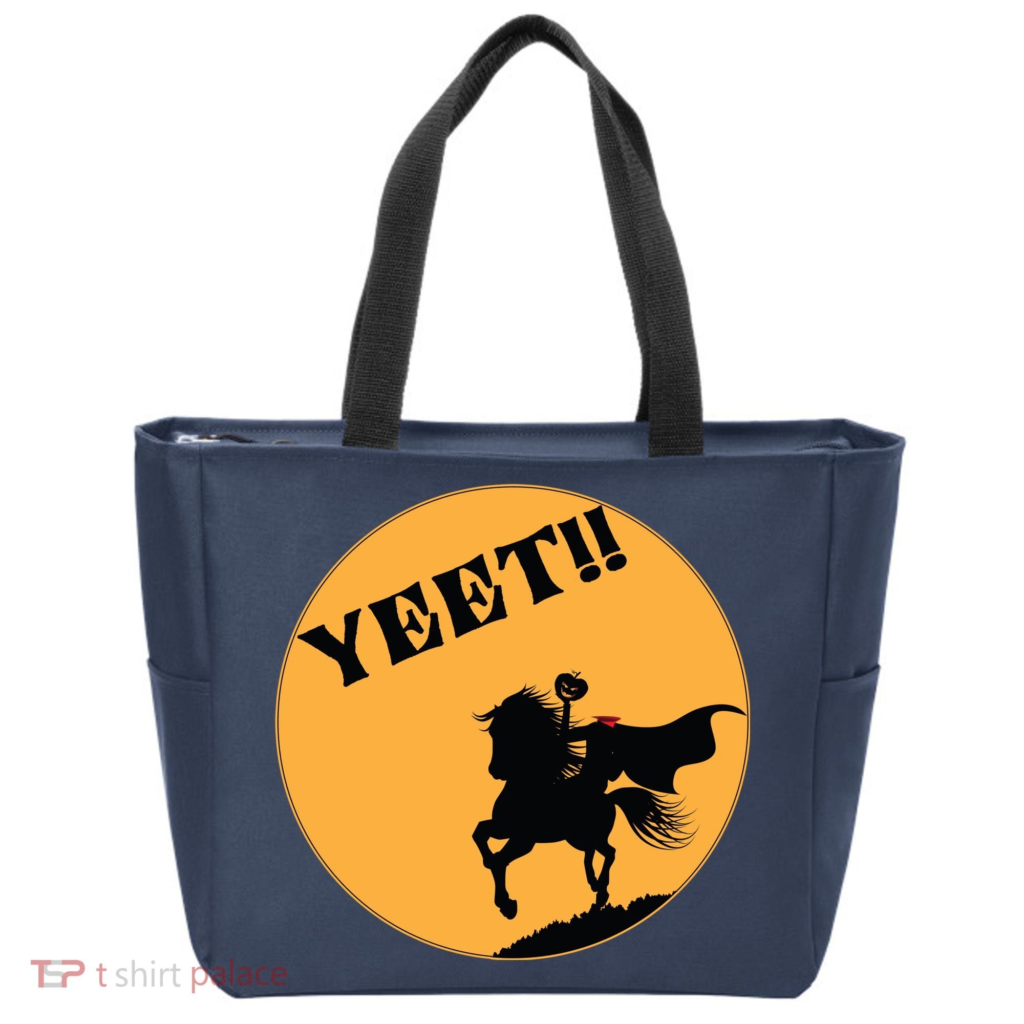 YEET!! Headless Horseman Funny Halloween Tote Bag