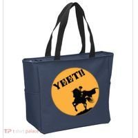 YEET!! Headless Horseman Funny Halloween Tote Bag thumb 2