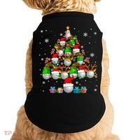 Your Hole Is My Goal Santa Playing Ugly Golf Christmas Doggie Tank thumb 0