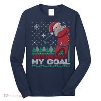 Your Hole Is My Goal Santa Claus Golf Long Sleeve Shirt thumb 0