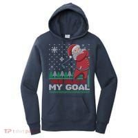 Your Hole Is My Goal Santa Claus Golf Women's Hoodie thumb 0