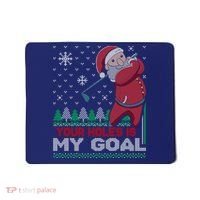 Your Hole Is My Goal Santa Claus Golf Mousepad thumb 0