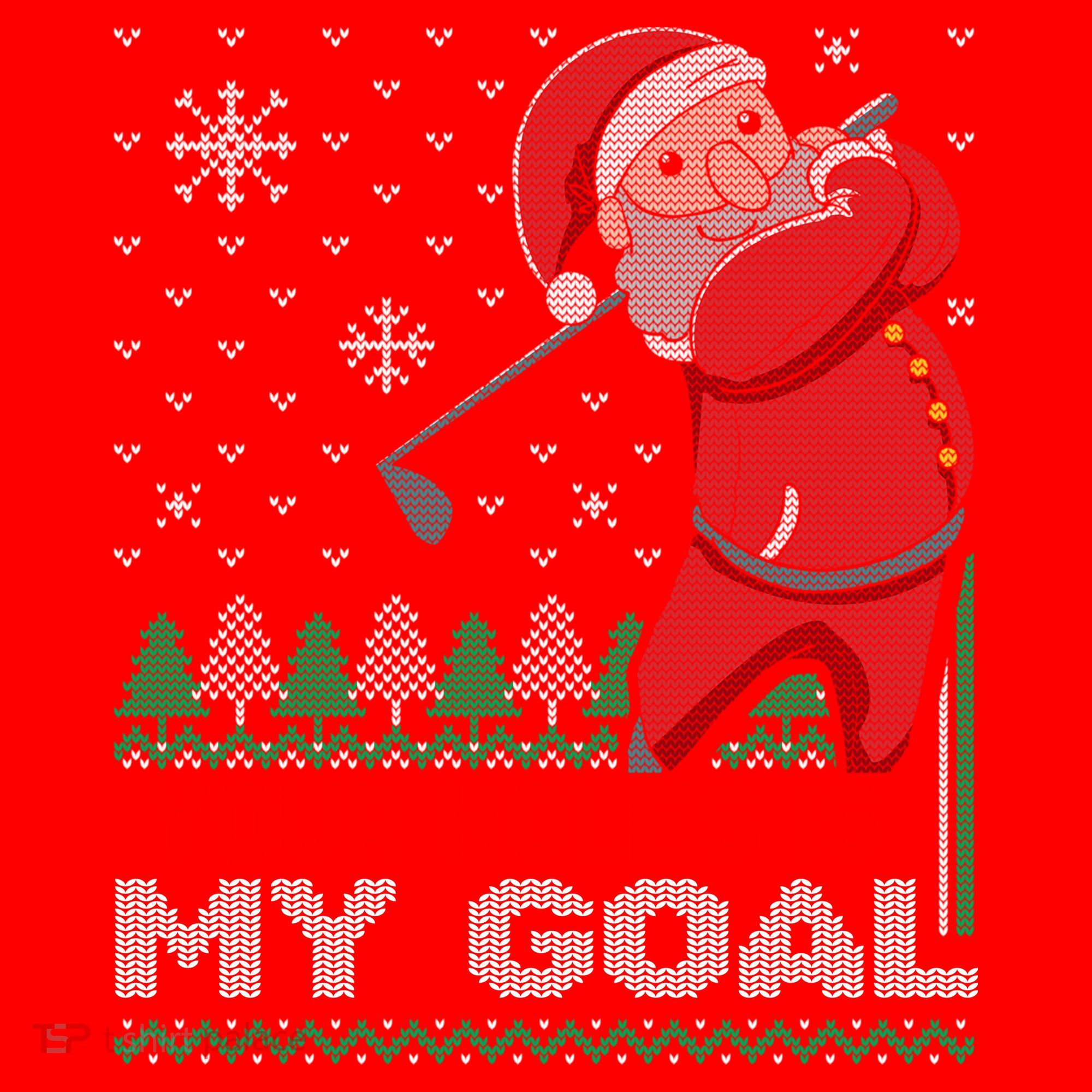 Your Hole Is My Goal Santa Claus Golf Santa Hat