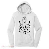 Yoga Hindu Indian Meditation Deepavali Diwali Rangoli Ganesh Women's Hoodie thumb 0