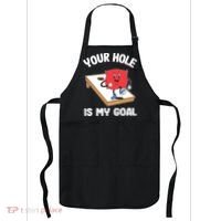 Your Hole Is My Goal Corn Hole Bean Bag Sarcastic Cornhole Apron thumb 0