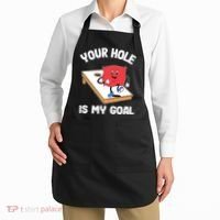 Your Hole Is My Goal Corn Hole Bean Bag Sarcastic Cornhole Apron thumb 2