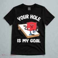 Your Hole Is My Goal Corn Hole Bean Bag Sarcastic Cornhole T-Shirt thumb 5