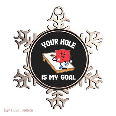 Your Hole Is My Goal Corn Hole Bean Bag Sarcastic Cornhole Ornament