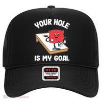 Your Hole Is My Goal Corn Hole Bean Bag Sarcastic Cornhole Hat thumb 0