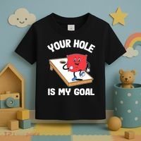 Your Hole Is My Goal Corn Hole Bean Bag Sarcastic Cornhole Toddler T-Shirt thumb 3