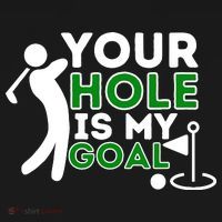 Your Hole Is My Goal Golf Player Golfing Humor Pun Women's Tank Top thumb 5