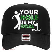 Your Hole Is My Goal Golf Player Golfing Humor Pun Hat thumb 0