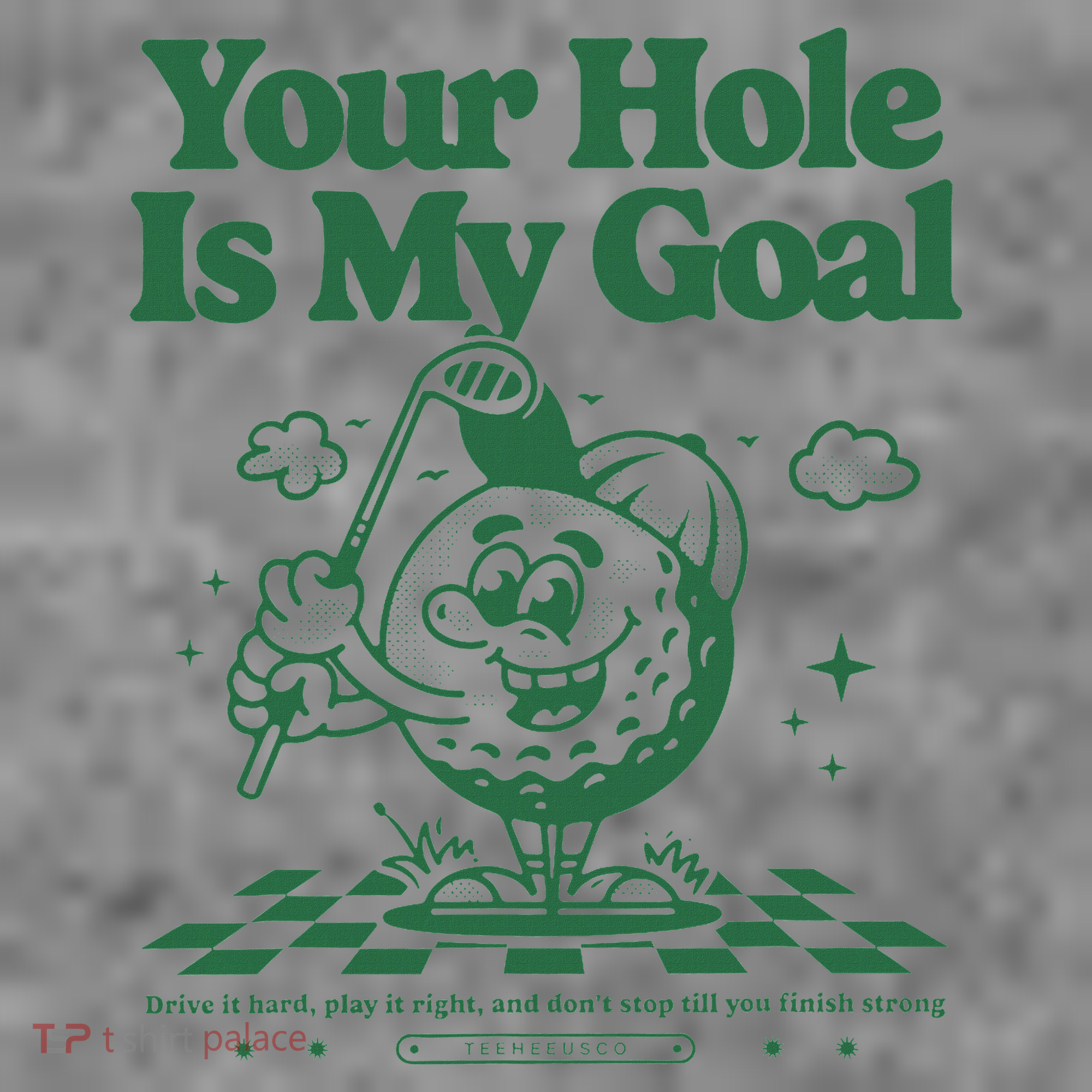 Your Hole Is My Goal Funny Golf Toddler Hoodie