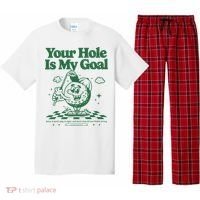 Your Hole Is My Goal Funny Golf Pajama Set thumb 0