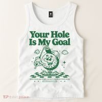 Your Hole Is My Goal Funny Golf Tank Top thumb 2