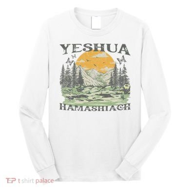 Yeshua Hamashiach Jesus Scripture Christian Bible Faith Long Sleeve Shirt