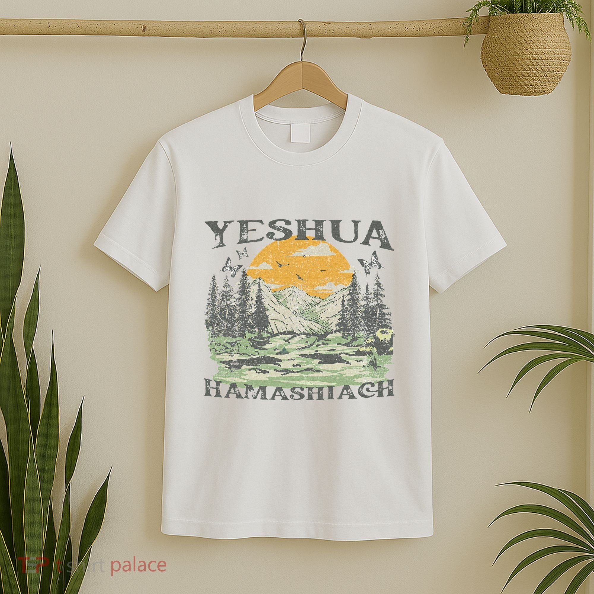 Yeshua Hamashiach Jesus Scripture Christian Bible Faith T-Shirt