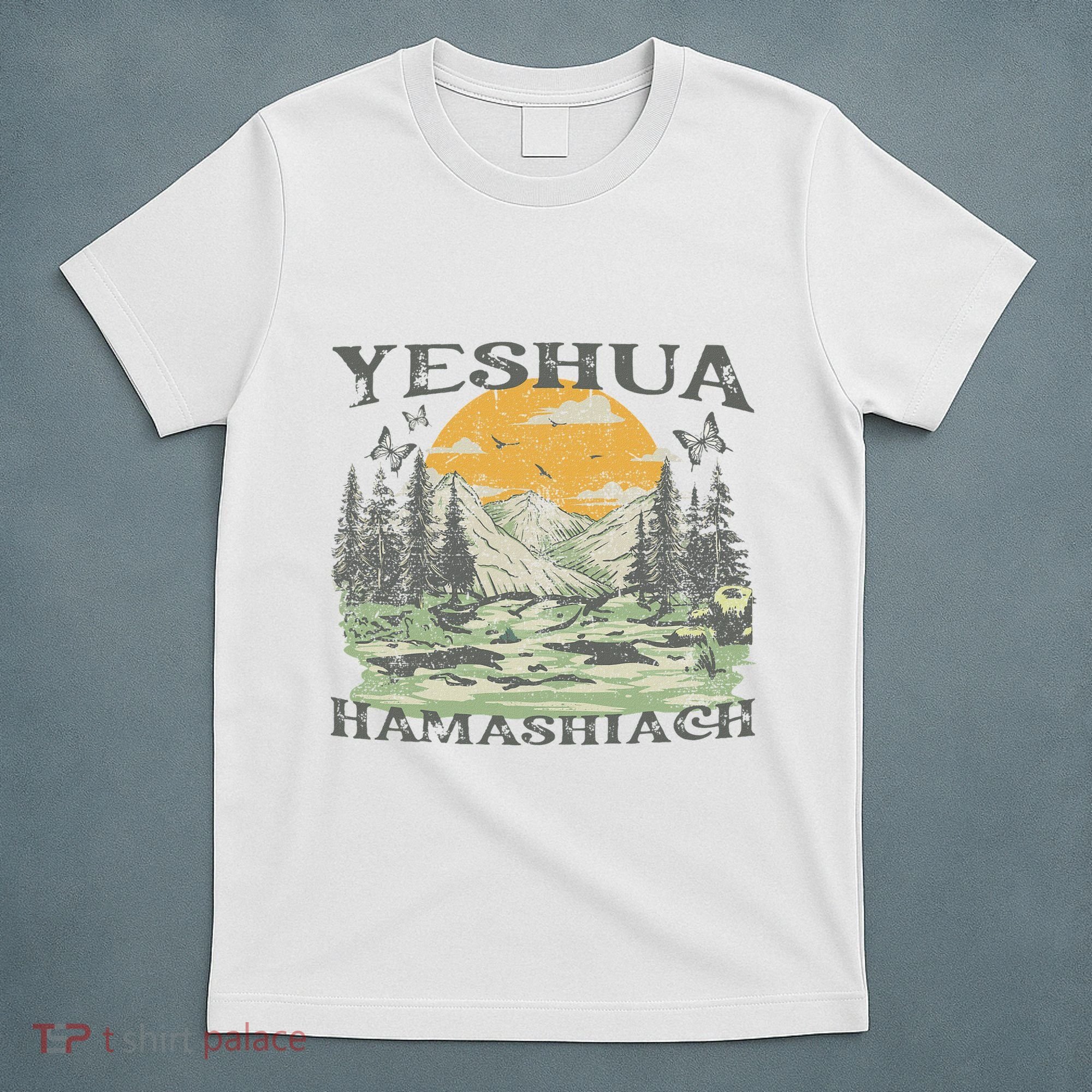 Yeshua Hamashiach Jesus Scripture Christian Bible Faith T-Shirt
