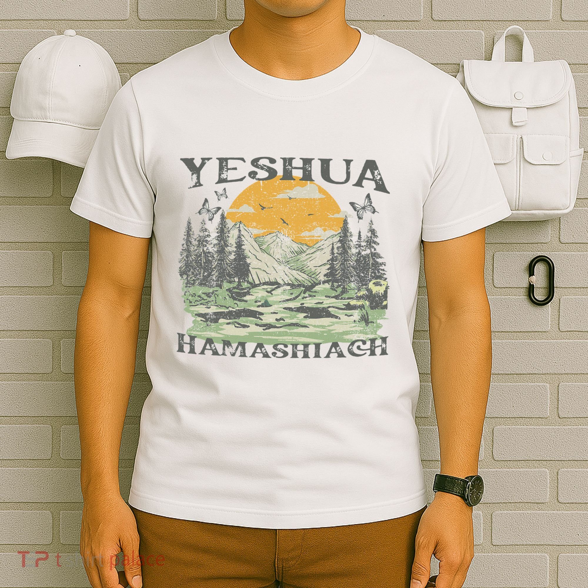 Yeshua Hamashiach Jesus Scripture Christian Bible Faith T-Shirt