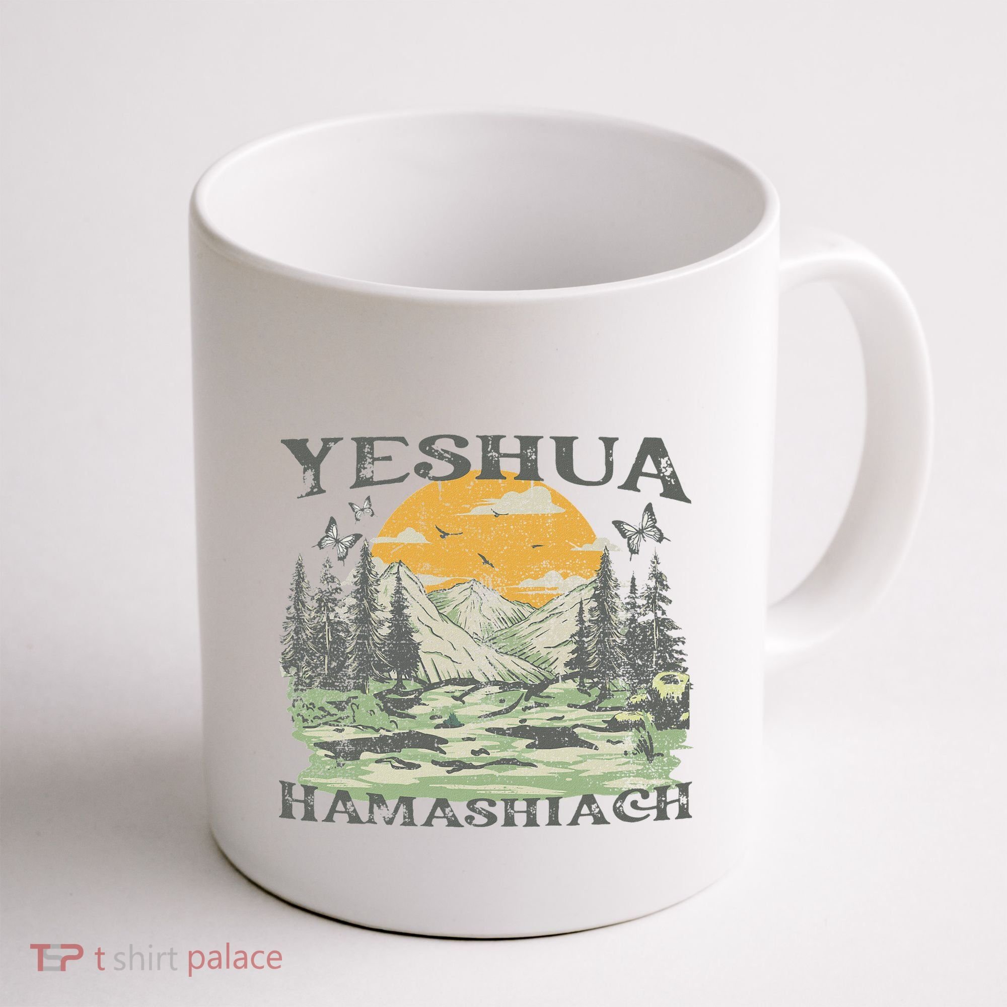 Yeshua Hamashiach Jesus Scripture Christian Bible Faith Coffee Mug
