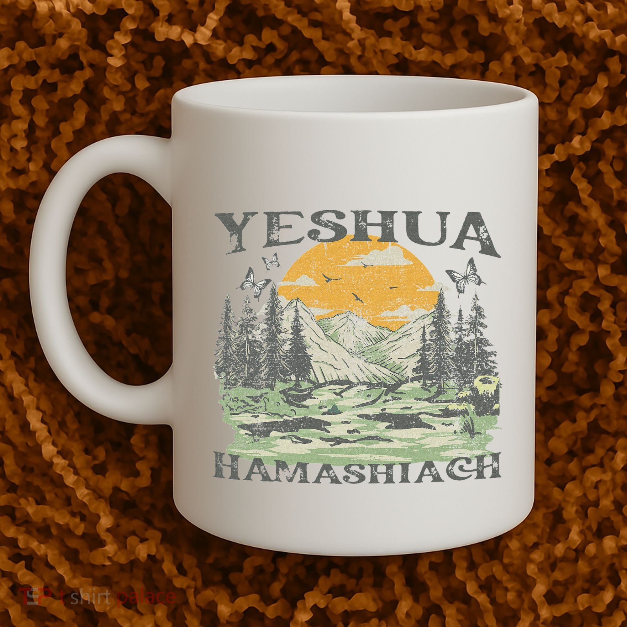 Yeshua Hamashiach Jesus Scripture Christian Bible Faith Coffee Mug