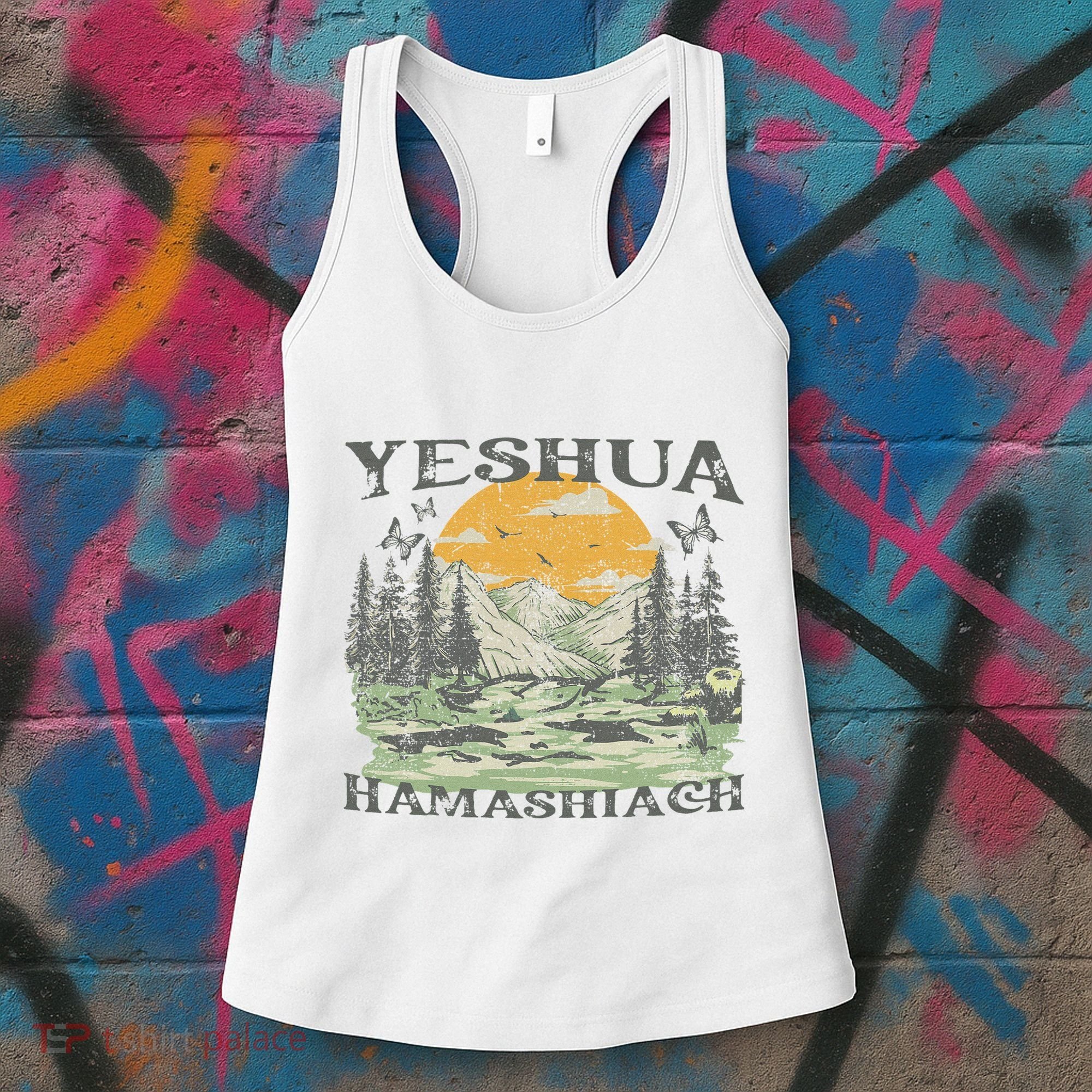 Yeshua Hamashiach Jesus Scripture Christian Bible Faith Women's Tank Top