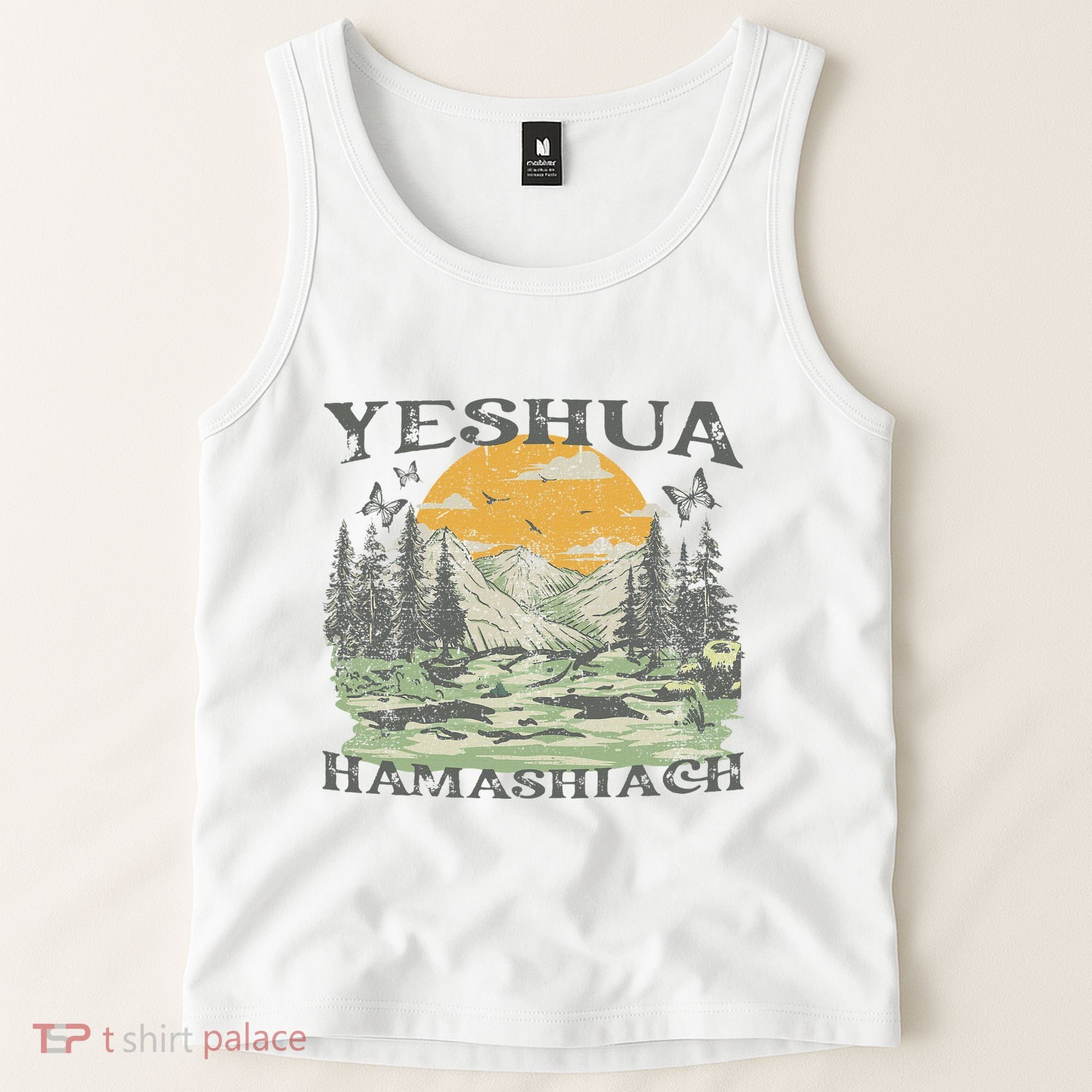 Yeshua Hamashiach Jesus Scripture Christian Bible Faith Tank Top