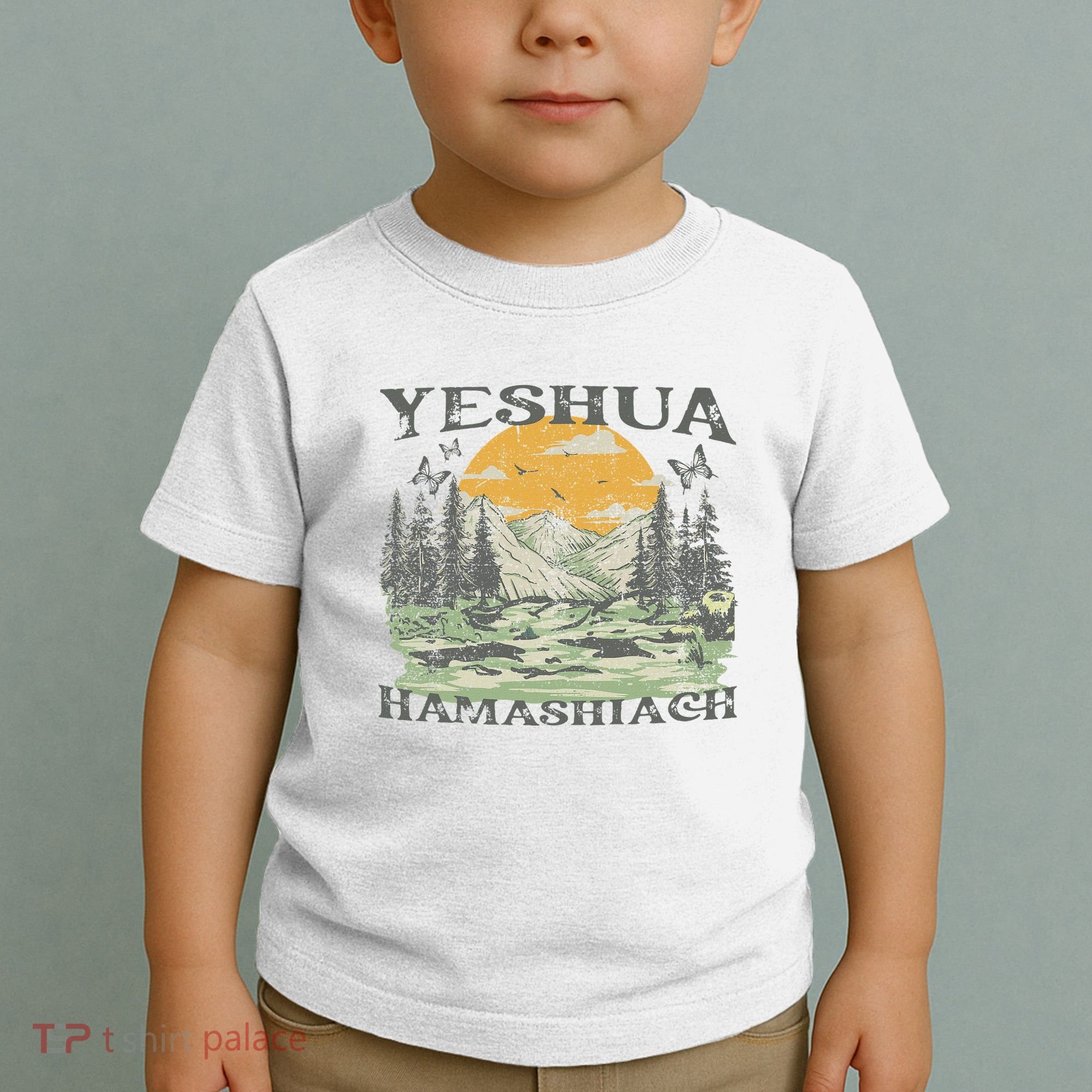 Yeshua Hamashiach Jesus Scripture Christian Bible Faith Toddler T-Shirt