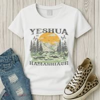 Yeshua Hamashiach Jesus Scripture Christian Bible Faith Women's T-Shirt thumb 3