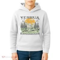 Yeshua Hamashiach Jesus Scripture Christian Bible Faith Kids Hoodie thumb 4