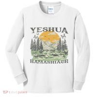 Yeshua Hamashiach Jesus Scripture Christian Bible Faith Kids Long Sleeve Shirt thumb 0