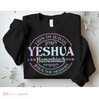 Yeshua Hamashiach Jesus The Messiah Lion Of Judah Tie Dye Sweatshirt thumb 2