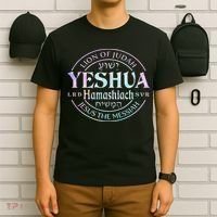 Yeshua Hamashiach Jesus The Messiah Lion Of Judah Tie Dye T-Shirt thumb 6