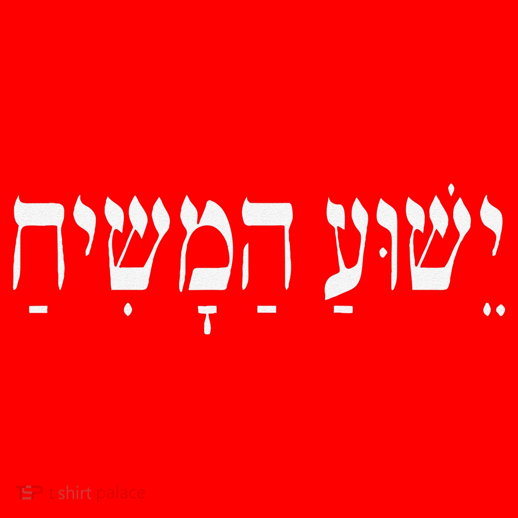 Yeshua HaMashiach Jesus Christ In Hebrew Yeshua Messiah Santa Hat