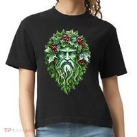 Yule Holly King Green Comfort Colors Boxy T-Shirt thumb 0