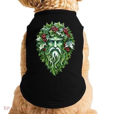 Yule Holly King Green Doggie Tank