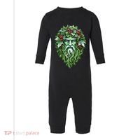 Yule Holly King Green Infant Fleece One Piece thumb 0