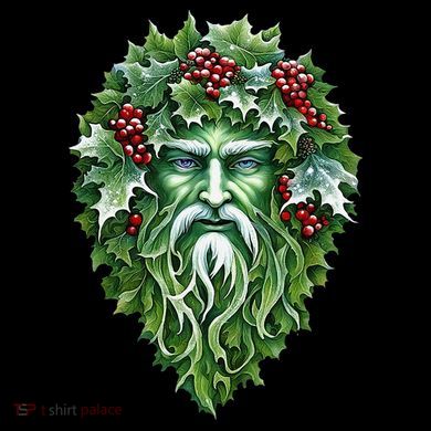 Yule Holly King Green Coffee Mug