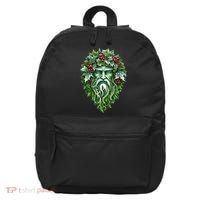 Yule Holly King Green 16 in Basic Backpack thumb 0