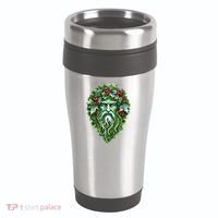 Yule Holly King Green 16oz Travel Tumbler thumb 0