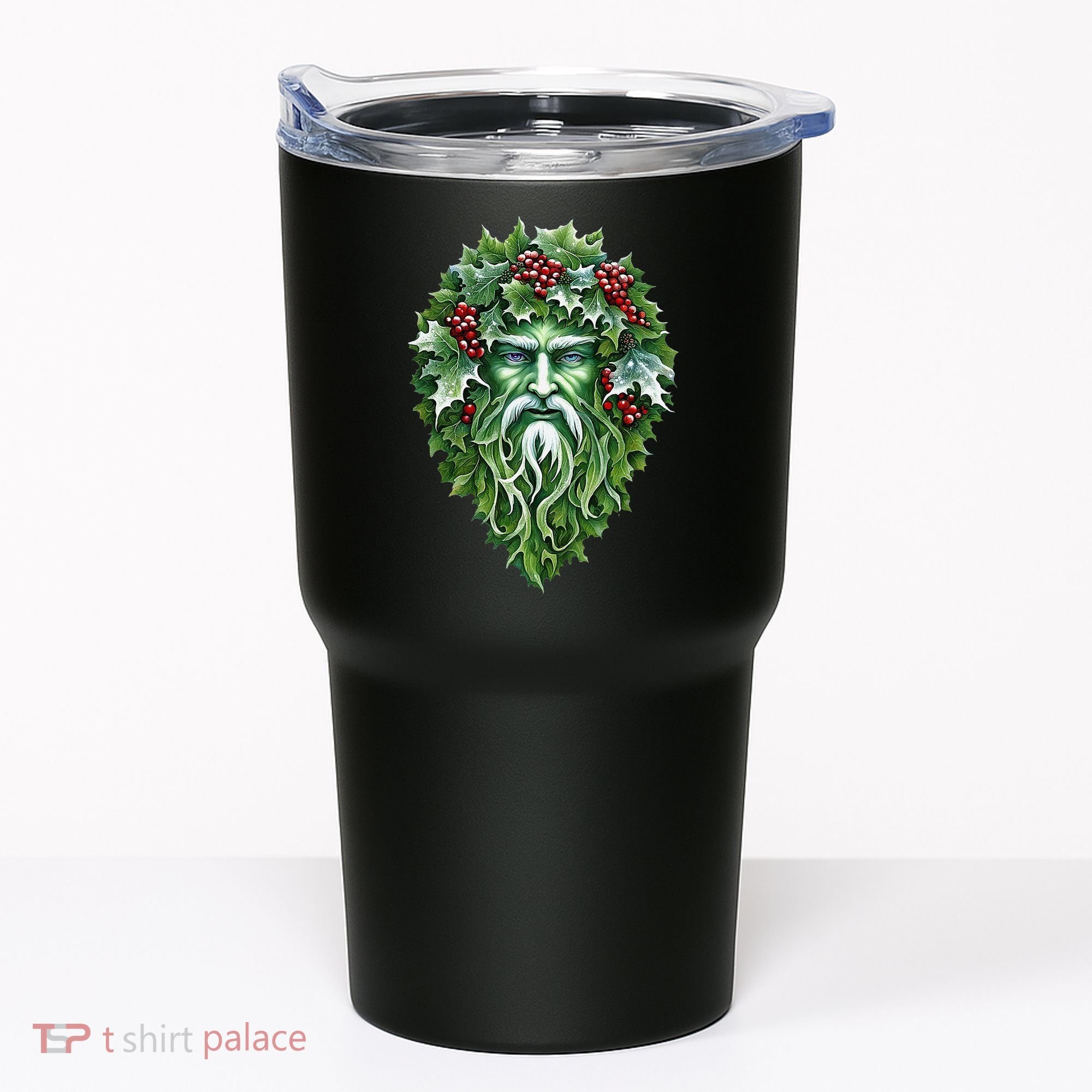 Yule Holly King Green Tumbler