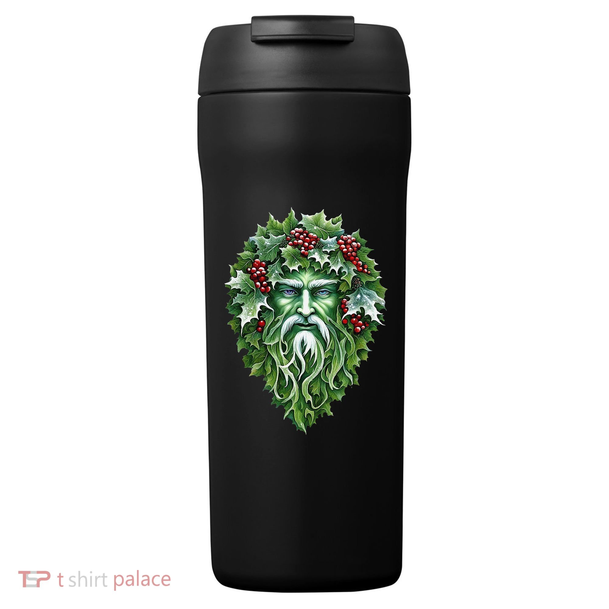 Yule Holly King Green 24oz Duet Stainless Steel Tumbler